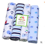 4Pcs/Lot Baby Blankets Newborn Muslin Diapers 100% Cotton Baby Swaddle Blanket for Newborns Photography Kids Muslin Swaddle Wrap