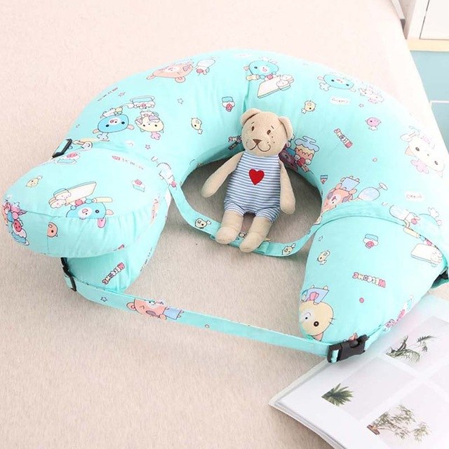 Breastfeeding Pillow Multifunctional Nursing Pillow Newborn Baby Feeding U-shaped Pillow Pregnant Woman Waist Comfort Cushion